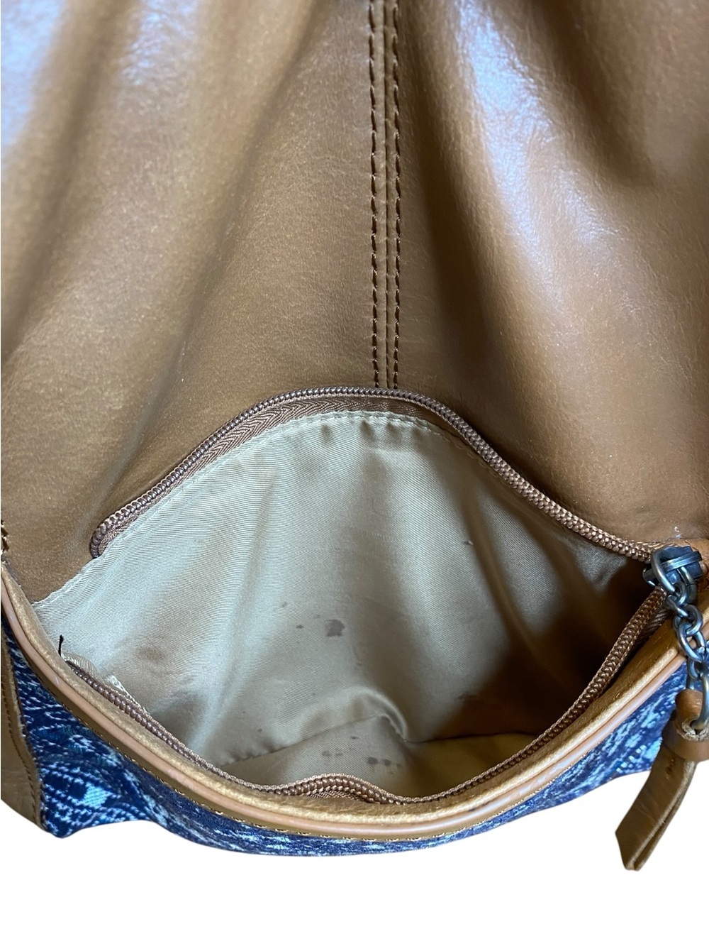 The Sak Pax Swing Pack Leather Boho crossbody hobo bag - Picture 10 of 16